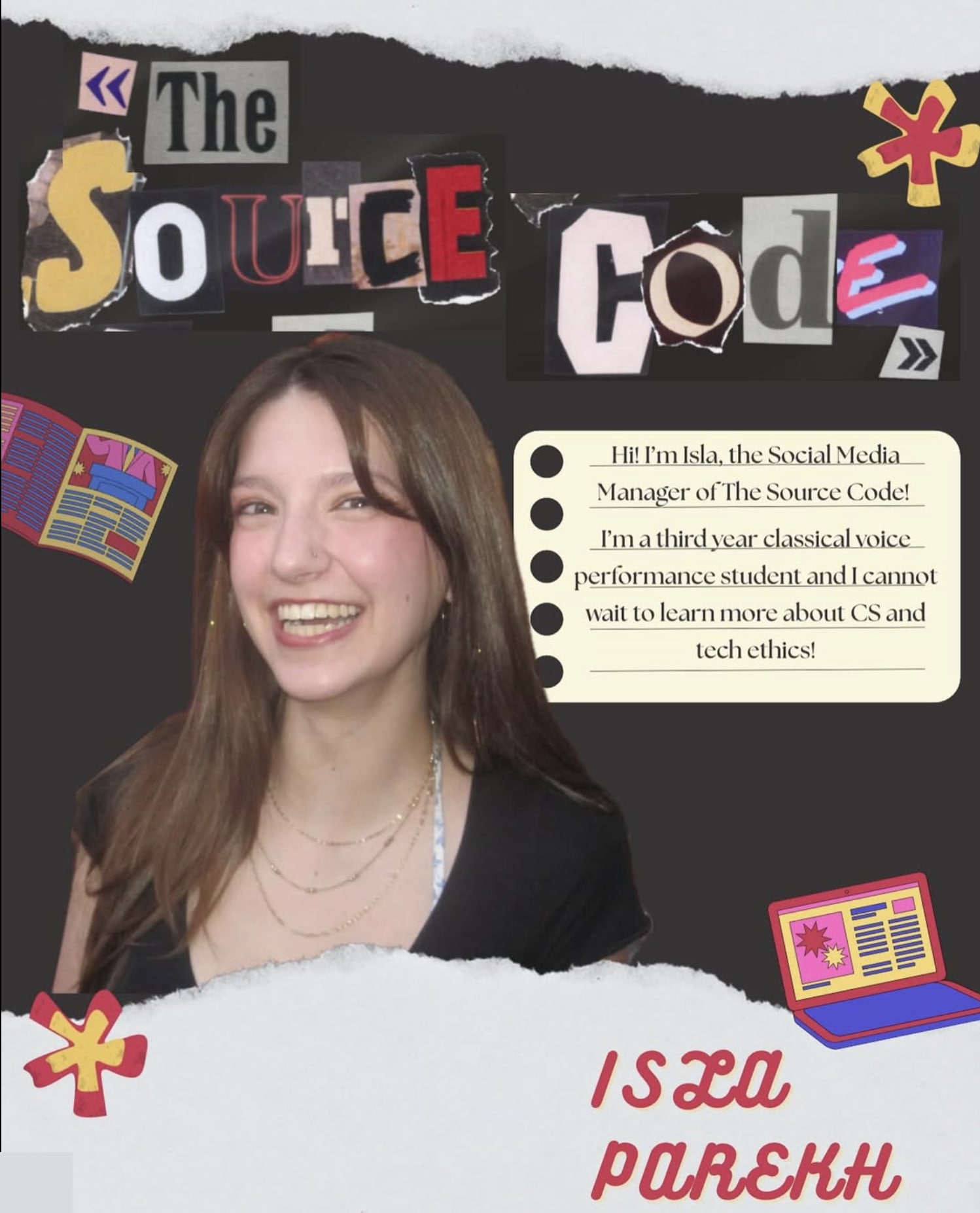 Social Media Manager Isla Parekh